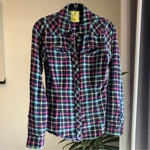Colorful Slim Fit Flannel